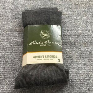 Eddie Bauer Leggings Womens Small 4-6 Gray Cotton Blend Durable Capsule‎ ribbed